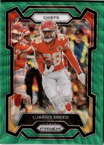 2023 Panini Prizm #146 L'Jarius Sneed Green Wave Kansas City Chiefs - Picture 1 of 2