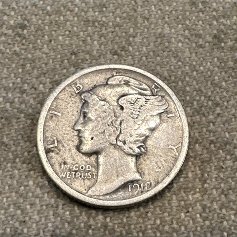 1918 D Mercury Dime #2 Nice Cover