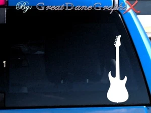 Gitarre #2 - Vinyl Aufkleber Sticker - Farbauswahl - HOCHWERTIG - Bild 1 von 2