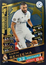 Topps MATCH ATTAX UEFA Limited Edit 100 Club CARD Singles US Edition 2016 - 2020