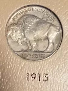1915 Buffalo Nickel Gem UNCIRCULATED - Picture 1 of 2
