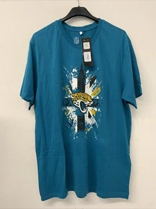 NFL Team Apparel Jacksonville Jaguars Men's T-shirt Uk Size Large New With Tag - Picture 1 of 4