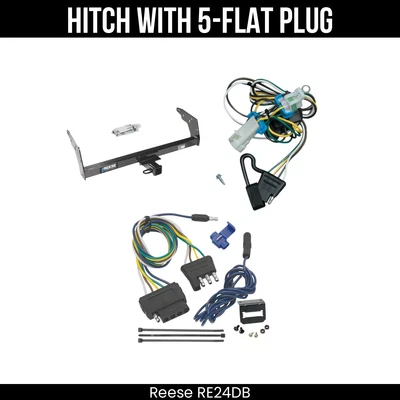 Engate de reboque + fiação de 5 vias para 98-00 Isuzu Hombre 98-04 Chevy S10 GMC Sonoma - Imagem 1 de 4