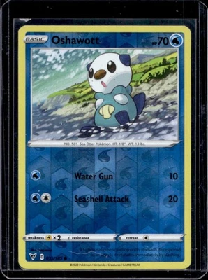2020 Pokemon SWSH Vivid Voltage Oshawott Reverse Holo #033/185 - Image 1 of 2