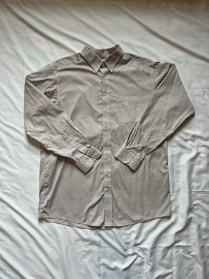 Etiqueta Dorada Roundtree & Yorke Para Hombre EZ Lavado, 100% Algodón Pinpoint, XXL Ajuste Alto Foto 1 de 4