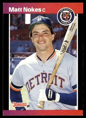 1989 Donruss Matt Nokes Detroit Tigers #116 - Image 1 of 2