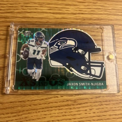 2023 Contenders Optic Jaxon Smith-Njigba Xs and Os #/30 GREEN PULSAR Seahawks - Image 1 of 3