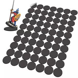Bases redondas autoadhesivas magnéticas miniatura Evemodel 70 piezas 32 mm para juegos de guerra - Imagen 1 de 5