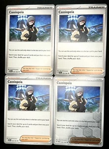 Cassiopeia (4X) 1 Reverse Holo 056/064 Shrouded Fable Pokemon Trainer Playset NM - Picture 1 of 1