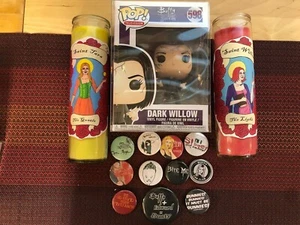 Dark Willow Buffy Vampire Slayer FUNKO POP!  #598 + selbstgemachte Kerzen & Knöpfe - Bild 1 von 10