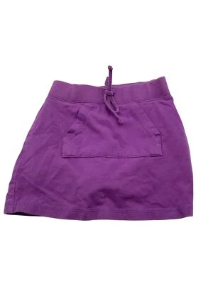Falda corta púrpura con bolsillos y cordón cintura 3T Okie Dokie niñas pequeñas Foto 1 de 4