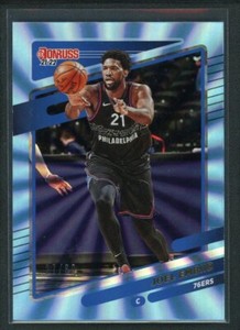 2021-22 JOEL EMBIID 27/60 PANINI DONRUSS LASER BLUE