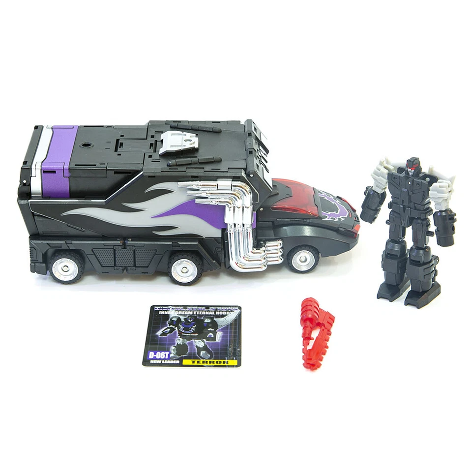 New DX9 Toy D06T Terror Black Hot Rod Rodimus Prime Dx9 Transform Toys Figure - Image 1 of 4