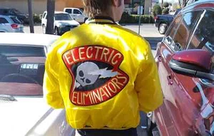 The Warriors Electric Eliminators Yellow Satin Jacket - Picture 1 of 5