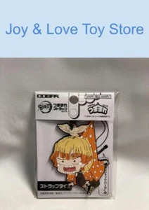 Portachiavi COSPA Demon Slayer Zenitsu Agatsuma 3" gomma importazione Giappone - Foto 1 di 3