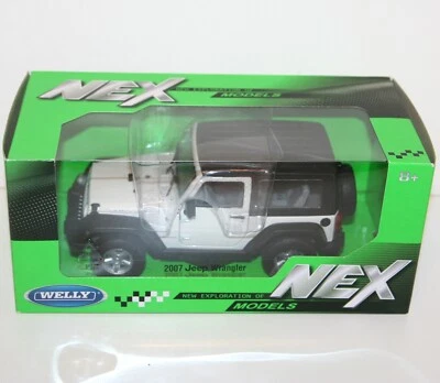 Welly - Jeep Wrangler 2007 (Blanco roto) - Modelo fundido a presión escala 1:24 Foto 1 de 2