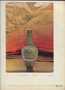 Anuncio de reloj Piaget de los 70 - Imagen 1 de 1