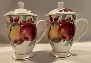 The John Best Selection zwei Obstbecher mit Deckel selten - Bild 1 von 9