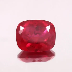 Fine Quality Natural Red Mozambique Ruby Cushion Loose Gemstone Cut 12x10 MM - Picture 1 of 4