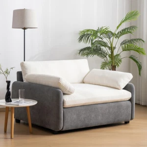 50*43" Oversized Chenille Single Sofa Chair, Accent Chair, Upholstered Armchair - Picture 1 of 20
