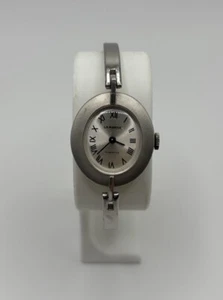 La Marque Reloj Damas 17 Joyas Mecánico Funcionamiento Plata Brazalete Pulsera - Imagen 1 de 12