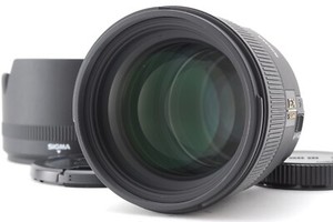 "Near MINT+++ Optics MINT" Sigma 85mm f1.4 EX DG HSM For Sony a mount w/Hood