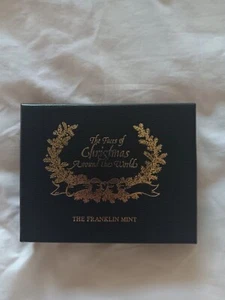 Lot o 12 Franklin Mint Faces Around The World Christmas Vtg. 1988 Paperwork Only - Picture 1 of 13