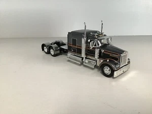 NEW DCP SILVER & BLACK KENWORTH W900L 72" W/ 310” FRAME SS REAR FENDERS - Picture 1 of 2