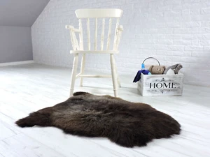 ALFOMBRA DE PIEL DE OVEJA REAL ALFOMBRA PELUDA ALFOMBRA DE PIEL ALFOMBRA DE PIEL DE CORDERO CUBIERTA DE SILLA 576 - Imagen 1 de 10