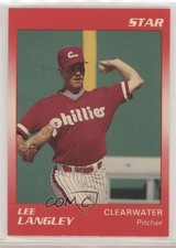 1990 Star Clearwater Phillies Lee Langley #10