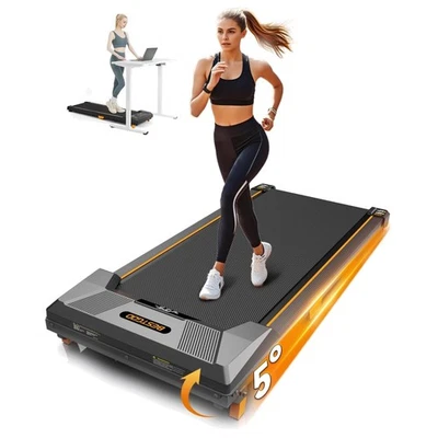 Under Desk Walking Pad Treadmill - 330lbs Load, Convenient Remote & LCD Display - Image 1 of 4