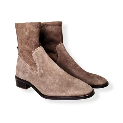 Botines Louise et Cie Marrón Gamuza Elastizados Pull On Mujer Talla 8 38.5 Foto 1 de 4