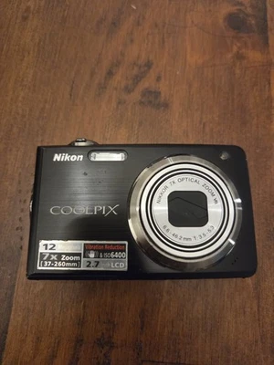 Nikon Coolpix S630 Black Digital Camera 12MP 7X Zoom UNTESTED  - Image 1 of 4