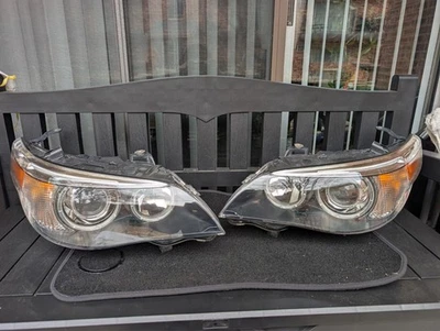 BMW 2004 - 2007 5 Series M5 E60 Faróis HID Conjunto de Pares de Xenônio OEM Genuíno TESTADO - Imagem 1 de 4