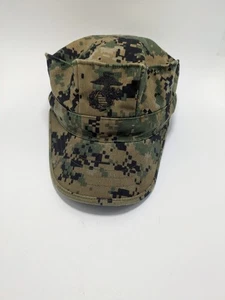 USMC Cover Garrison Marpat Digital Woodland US Marine Corps Mütze Cap MED - Bild 1 von 7