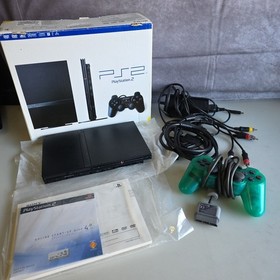 Sony PlayStation 2 Slim PS2 Console SCPH-75001 & Controller - Mismatched Box