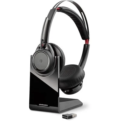 PLANTRONICS 202652-01 - Voyager Focus UC B825 Headset - Stereo - Wireless - Image 1 of 2