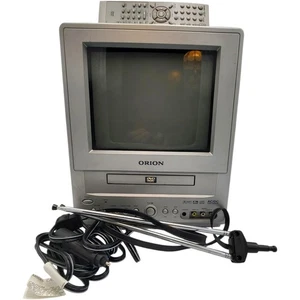 Orion 9” TV/DVD Player Combo Vintage Gaming TV With Remote, DVD NOT READING DISC - Picture 1 of 10