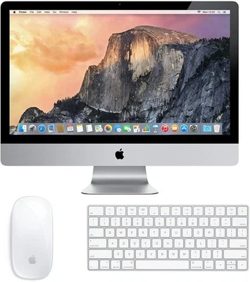 Apple iMac 21.5'' (2015) i5-5250U 1TB 8GB FHD Silver All-in-One Desktop PC C2 - Image 1 of 2