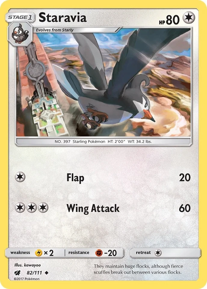 Staravia - 82/111 - Crimson Invasion - Image 1 of 1