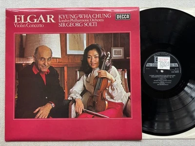 CHUNG / SOLTI - DECCA SXL 6842 2W/1W - ELGAR -  VIOLIN CONCERTO - SAMPLE RECORD - Image 1 of 3