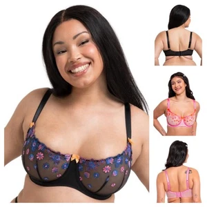 Curvy Kate Strawberry Crush Bra Balcony Underwired Womens Lingerie CK075100 - Picture 1 of 18
