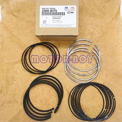 Engine Piston Ring Set 23040-26170 for 2006-2010 Hyundai Accent Kia Rio 1.6L NEW - Image 1 of 4