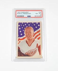 Parkhurst Marcel Pronovost #46 Red Wings 1963-64 PSA 8 - Imagen 1 de 2