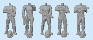 Star Wars Legions Miniatures - Stormtroopers Imperiale posa casual - Foto 1 di 2