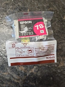 Tinta magenta original Epson 78 T0783 para lápiz óptico artesanal 50 R280 R380 RX580 RX595 - Imagen 1 de 2