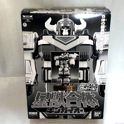 Power Rangers Lost Galaxy Gingaman Megazord DX GINGAIOH Black Ver. BANDAI - Image 1 of 4