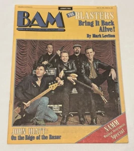 Vintage 1982 BAM Bay Area Music Magazine Blasters John Hiatt NAMM Instruments - Picture 1 of 10