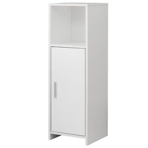 New Wooden Home Tall Freestanding Bathroom Vanity linen Tower Organizer Cabinet