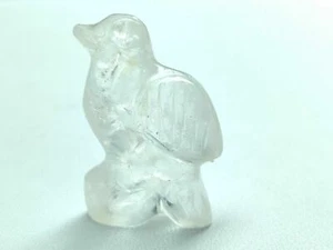 Crystal Quartz Handmade Carved Bird 5 grams in weight 2.3 cm in Height - Picture 1 of 3